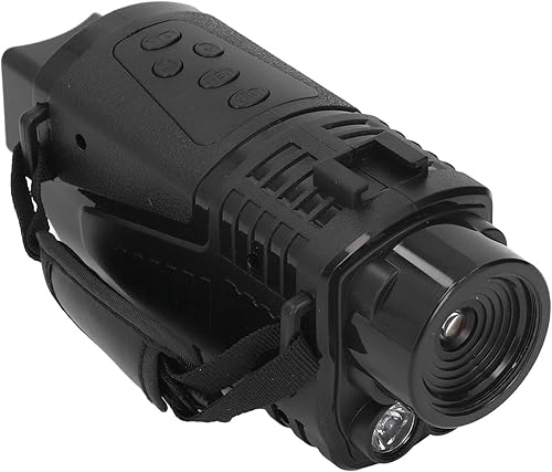 Telescopio monocular de visión nocturna, 1080P HD 5X aumento monocular, con 6 engranajes, pantalla TFT de 1.5 pulgadas, para observación de aves