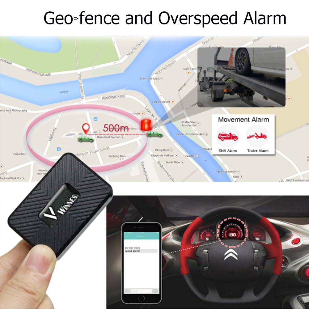 Winnes 4G GPS Tracker: SMS, APP, Webseiten-Positionierung, Anti-Diebstahl & Anti-Verlust, Geofence, mehrere Alarmmodi, Kinder-Positionierung, Magnetischer TK913