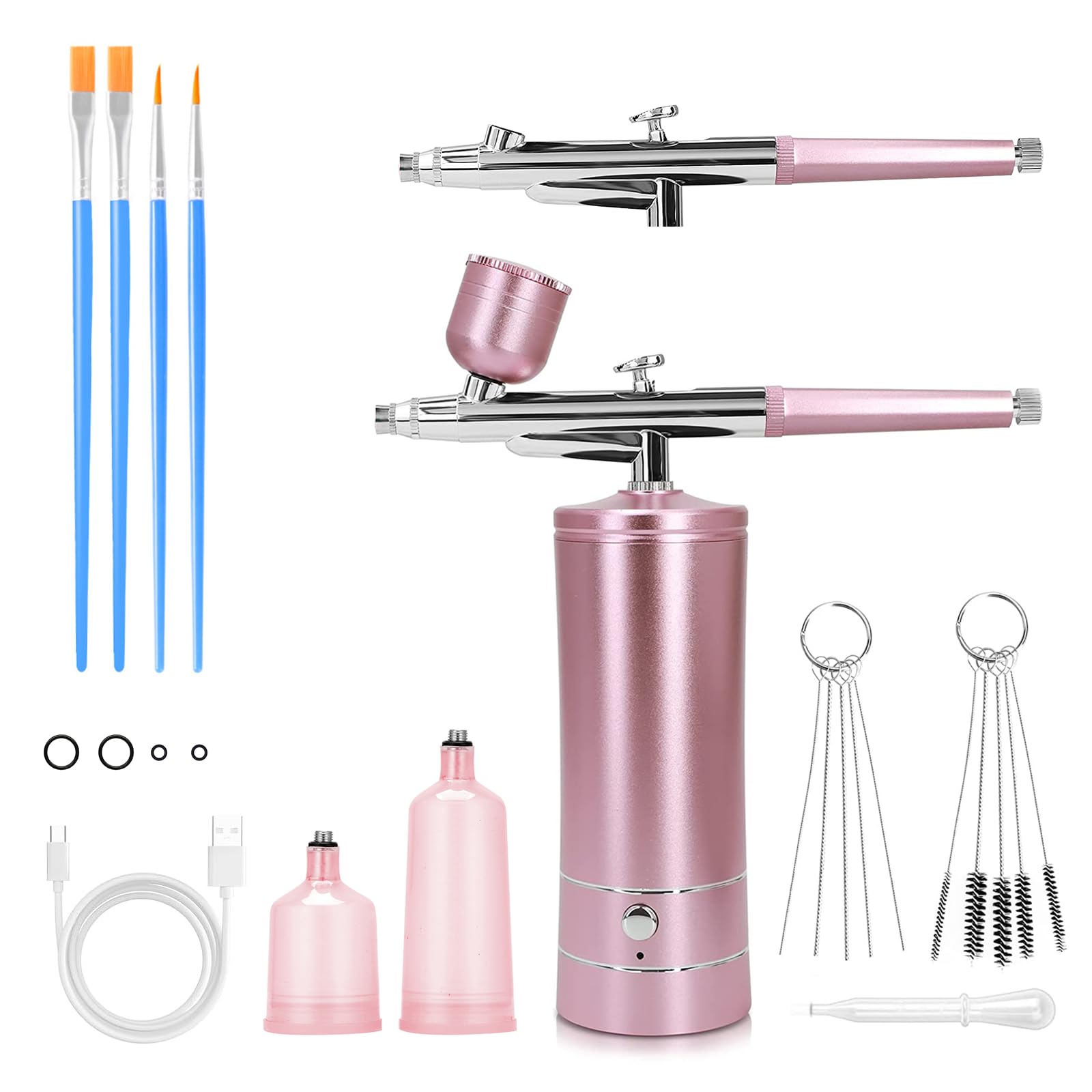 KiraNail 携帯エアブラシ Amazon.com: Airbrush Kit Portable Airbrush Accessories Wireless