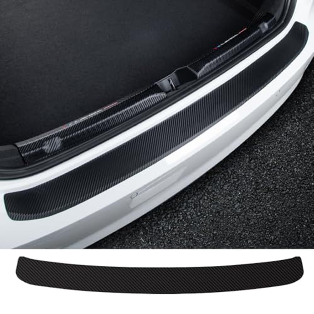 Eiwxefqt Black Car Rear Bumper Protector, For Bmw X1 X2 X3 X4 X5 X6 X7 I3 I3s Ix Trunk Sill Door Edge Protection Strip Car Door Sill Protector Scratch Resistant
