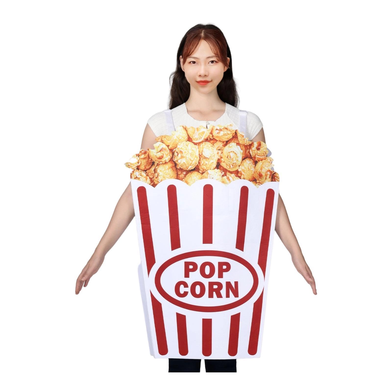 Costume Da Popcorn per Halloween: Un Costume Adorabile per Feste a Tema E Giochi di Ruolo.