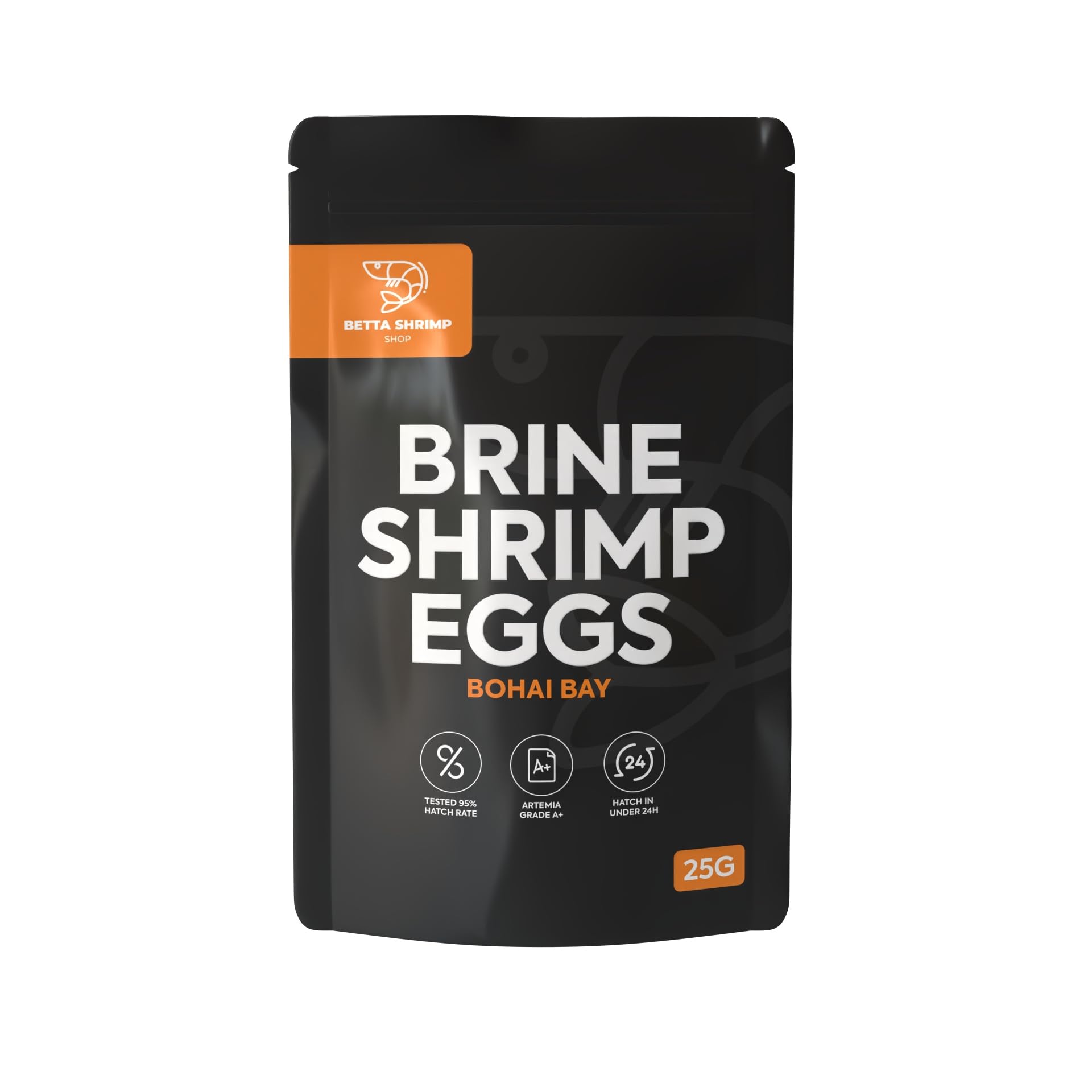 BSSโข Artemia Baby Brine Shrimp Eggs Hatching, Fry Food, Grade A+ 95% (25g)