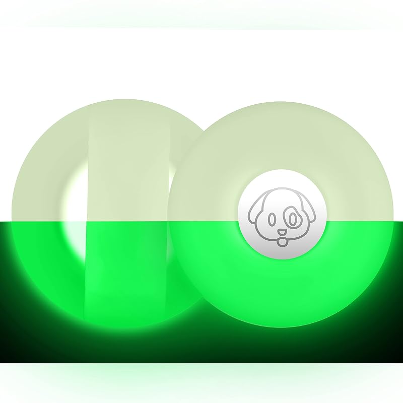 Suporte de silicone para Apple AirTag em coleira de pet de 2 a 3 cm Cibaabo verde luminoso, 1 unidade