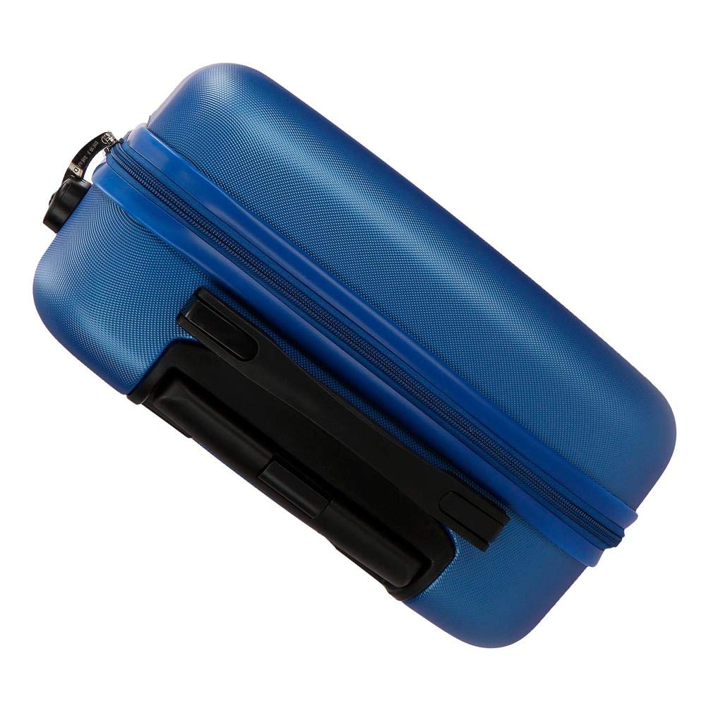 ROLL ROAD Trolley Rigido Cabina 55M, Flex Azzurro