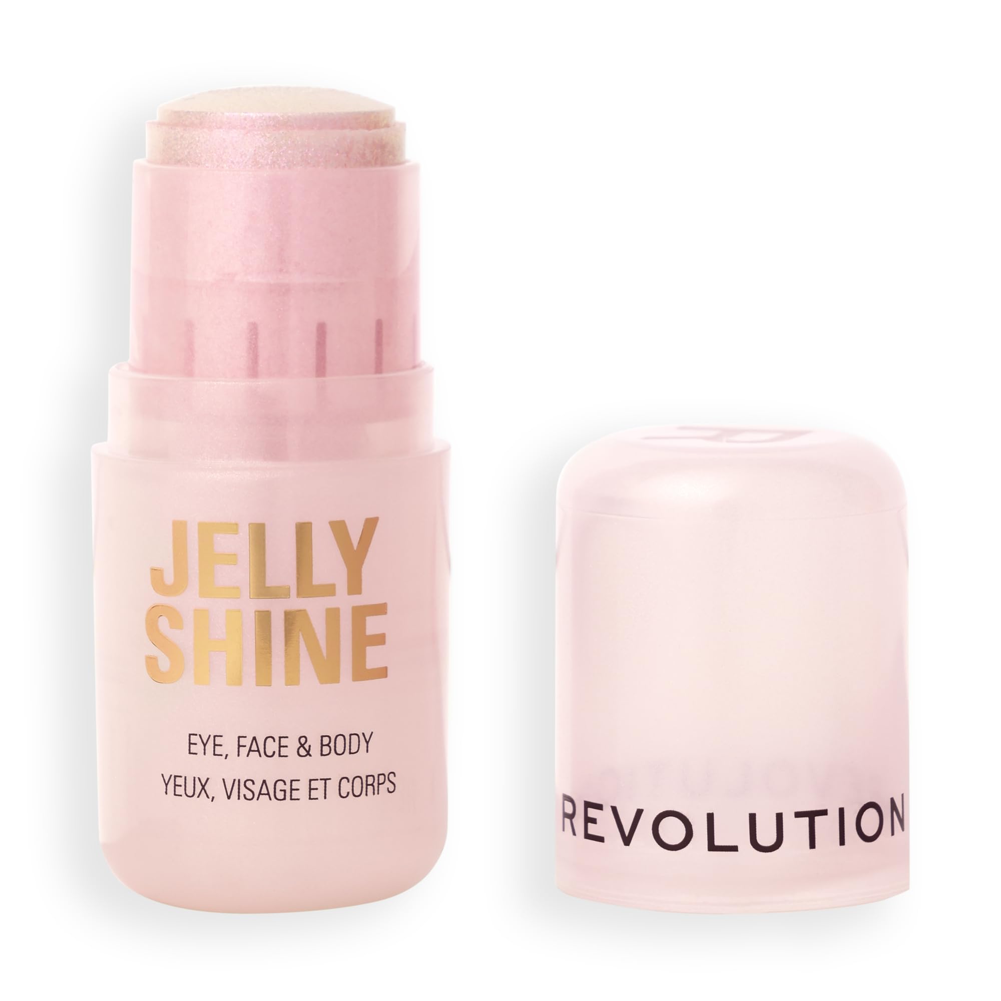 Revolution Jelly Shine Eye, Face & Body Highlight Stick – Ethereal Pink