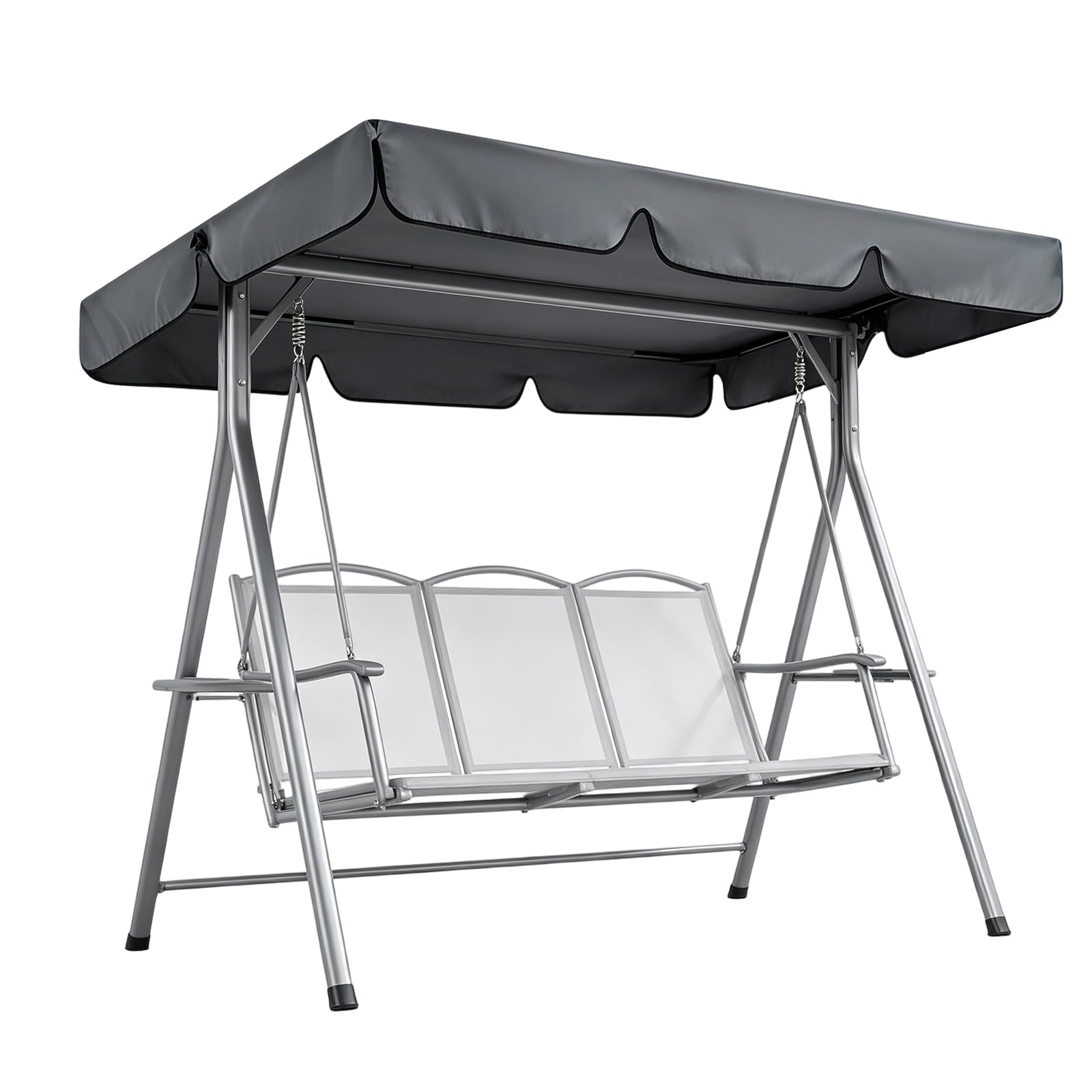 Hollywoodschaukel Dachbezug 3 Sitzer UV-Schutz Wasserdicht，200x120cm | Für Garten & Terrasse, Outdoor geeignet, Für Balkon, Schaukel Ersatzteil, Wetterfest, Reißfest
