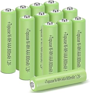 1.2V Rechargeable AAA Batteries 12 Pack