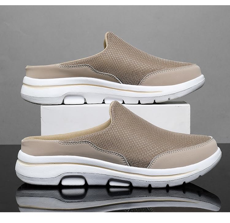 Zuecos sin Cordones para Hombre, cómodos, transpirables, Zapatillas antideslizantes, adecuados para caminar/al aire Libre/senderismo/acampar2