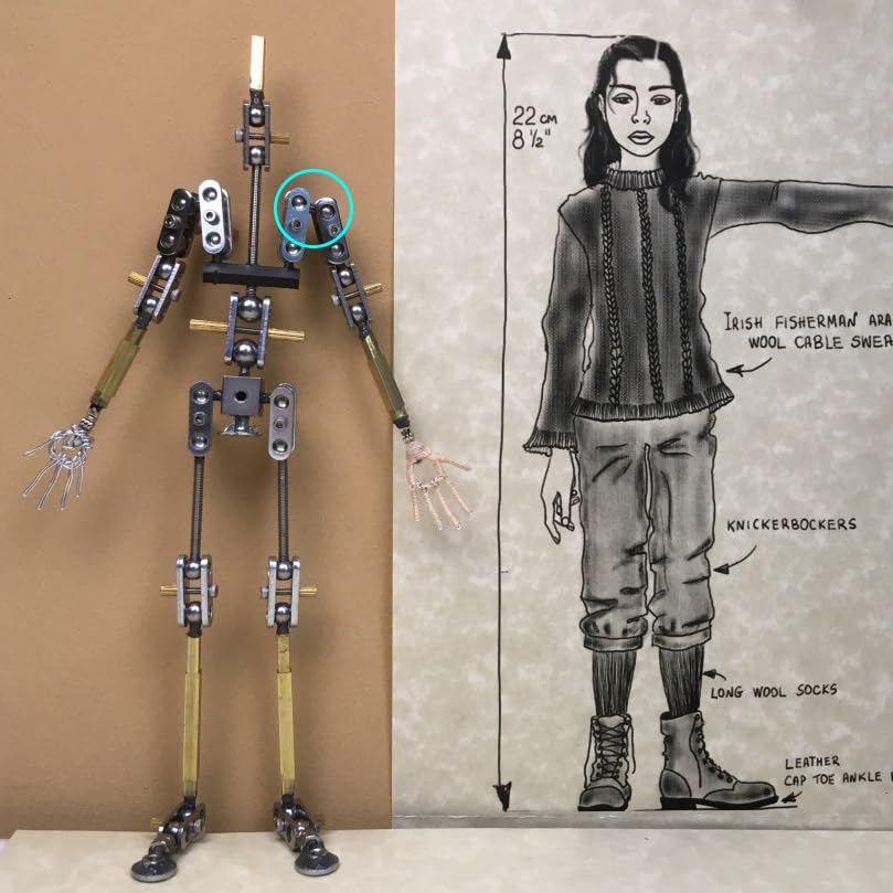 Morezmore 10pcs Double Ball Rod Barbells, 6mm Ball, 15mm Length, Stainless Steel, Silver, Stop Motion Puppet Armature Materials, Wire, M00533-10