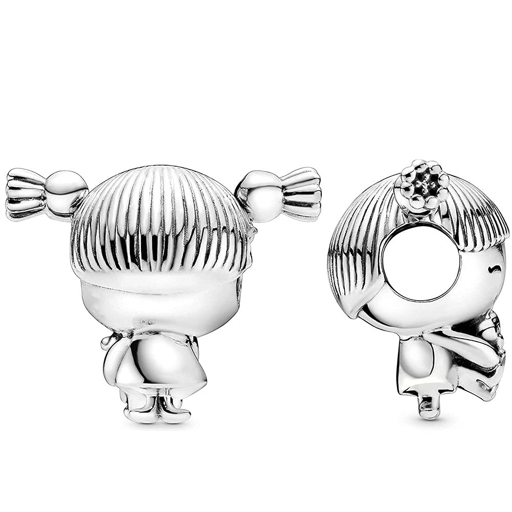 Annmors Charm Pendente Cuore Tartaruga Amore Ciondoli Compatibile con Braccialetti e Collane Donna