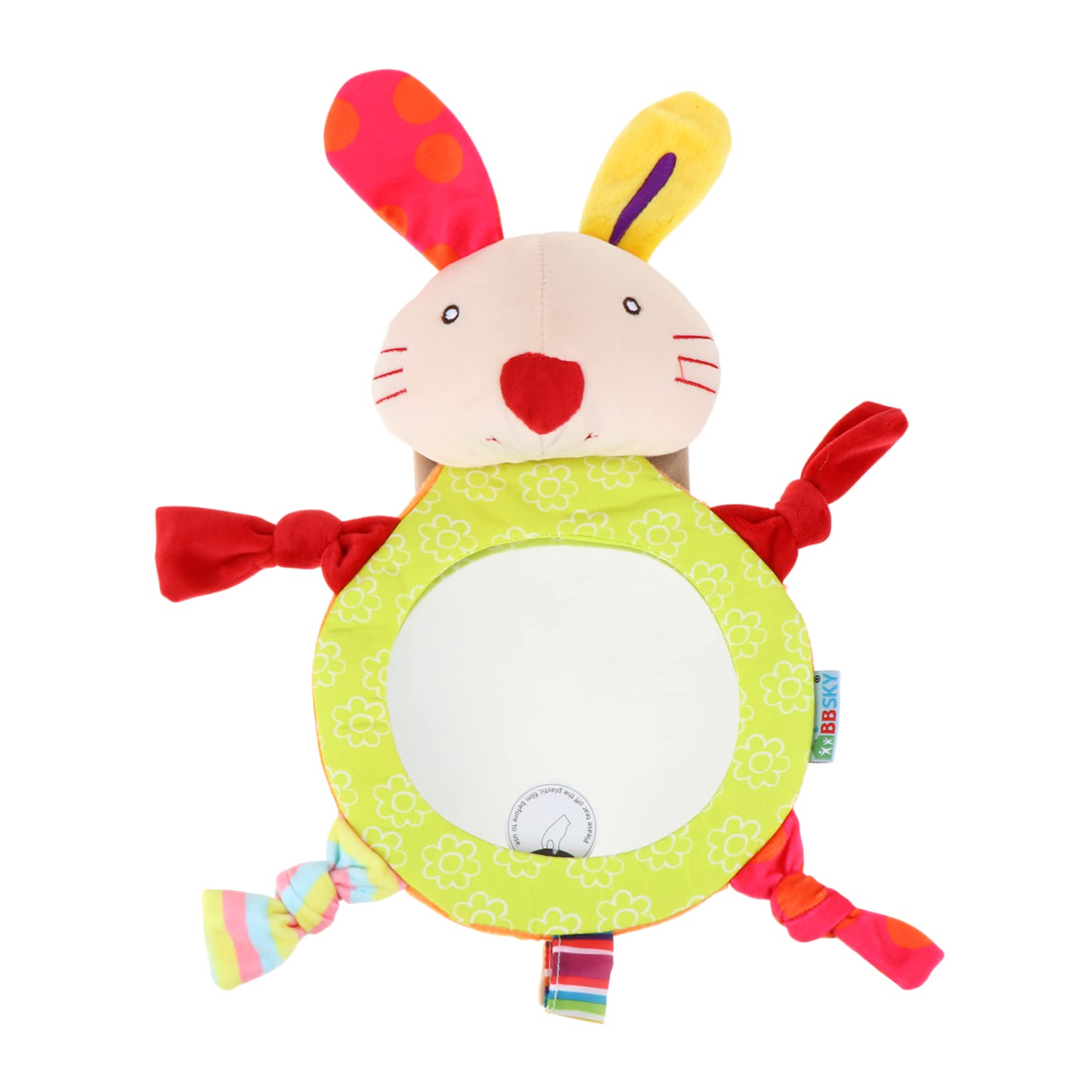 NOLITOY 1Pc Cartoon Car Rearview Mirror Lovely Observation Mirror for Safety Easy Installation Durable Material for Parents Driving with Boy Girl