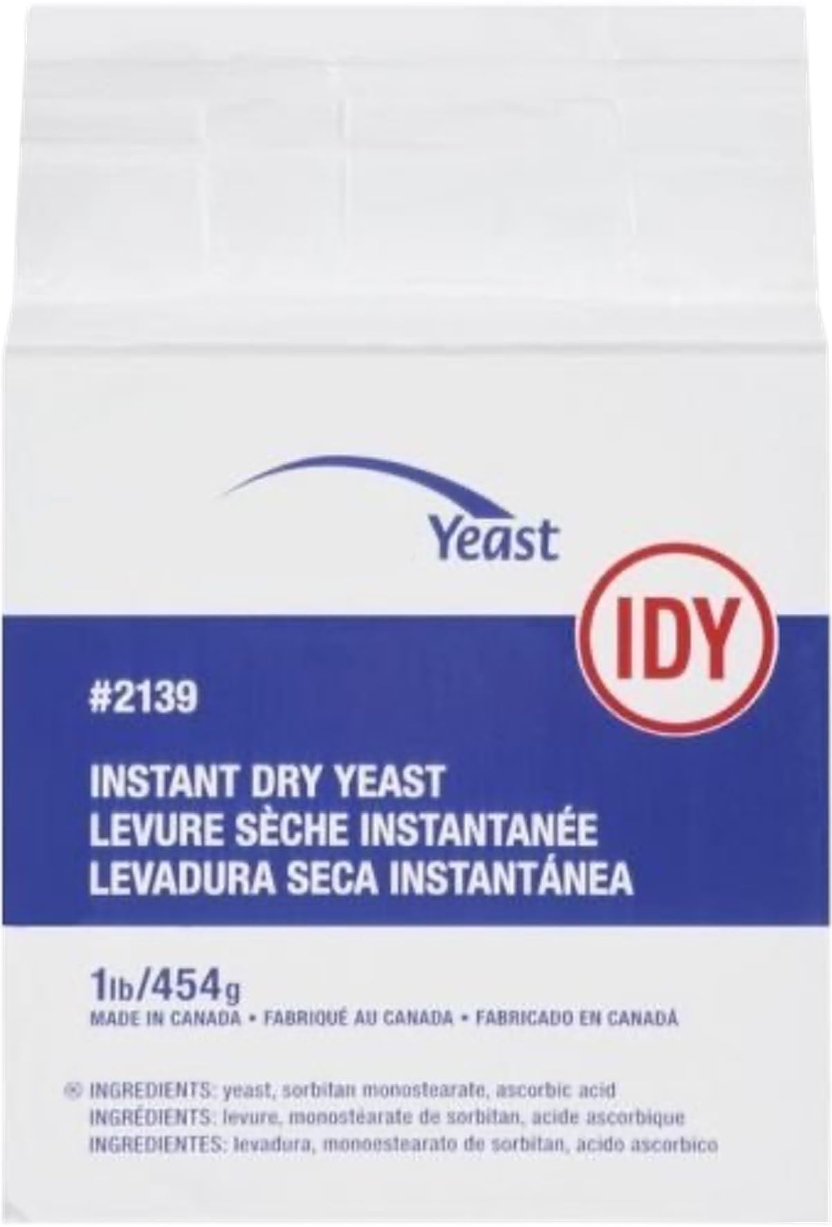 Dry Instant Yeast 1 lb Bag with Measuring Spoon
