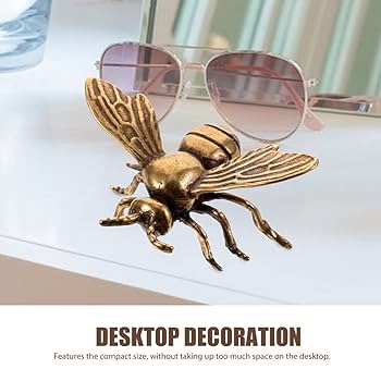 Amazon.co.jp: EXCEART 金蜂の置物 3個 真鍮製ハチの置物 ミニ