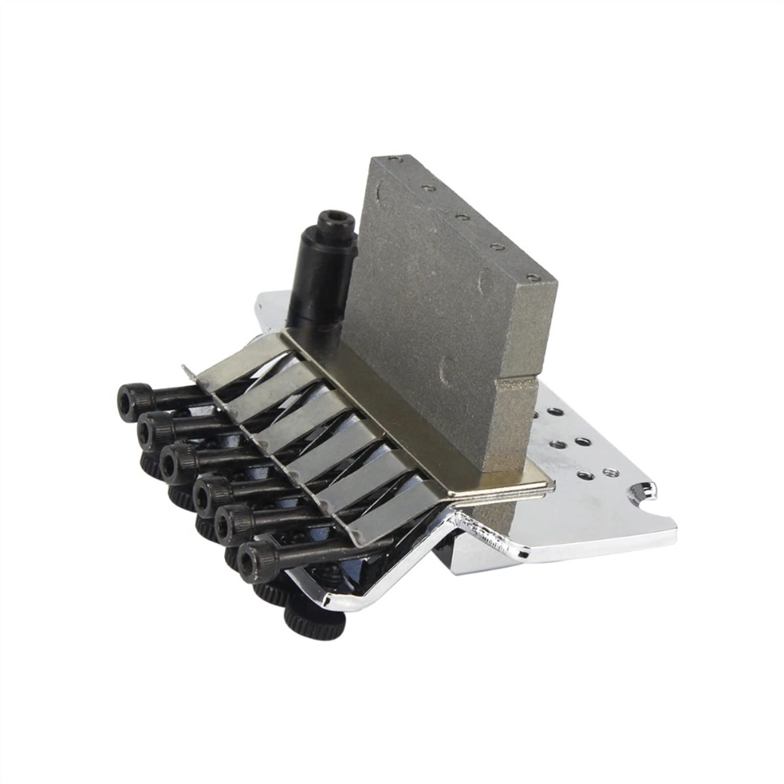 FLFL Chrome Electric Guitar Bridge Tremolo Bridge System Piezas De Guitarra Doble Bloqueo Sistema Puente Guitarra