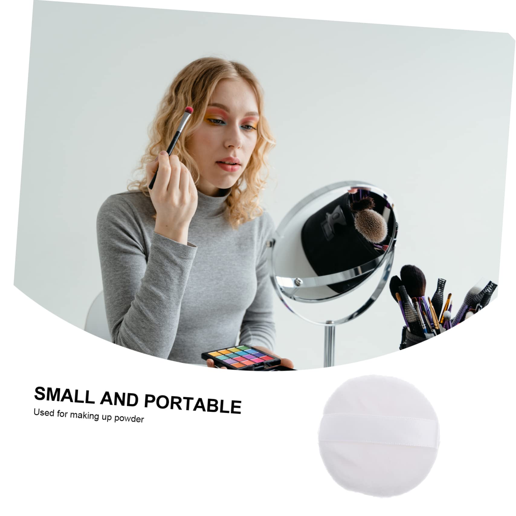 SAFIGLE 5pcs Makeup Puff Soft Smooth Touch for All Makeup Applications Versatile Beauty Tool for Dry Wet Use Random Color