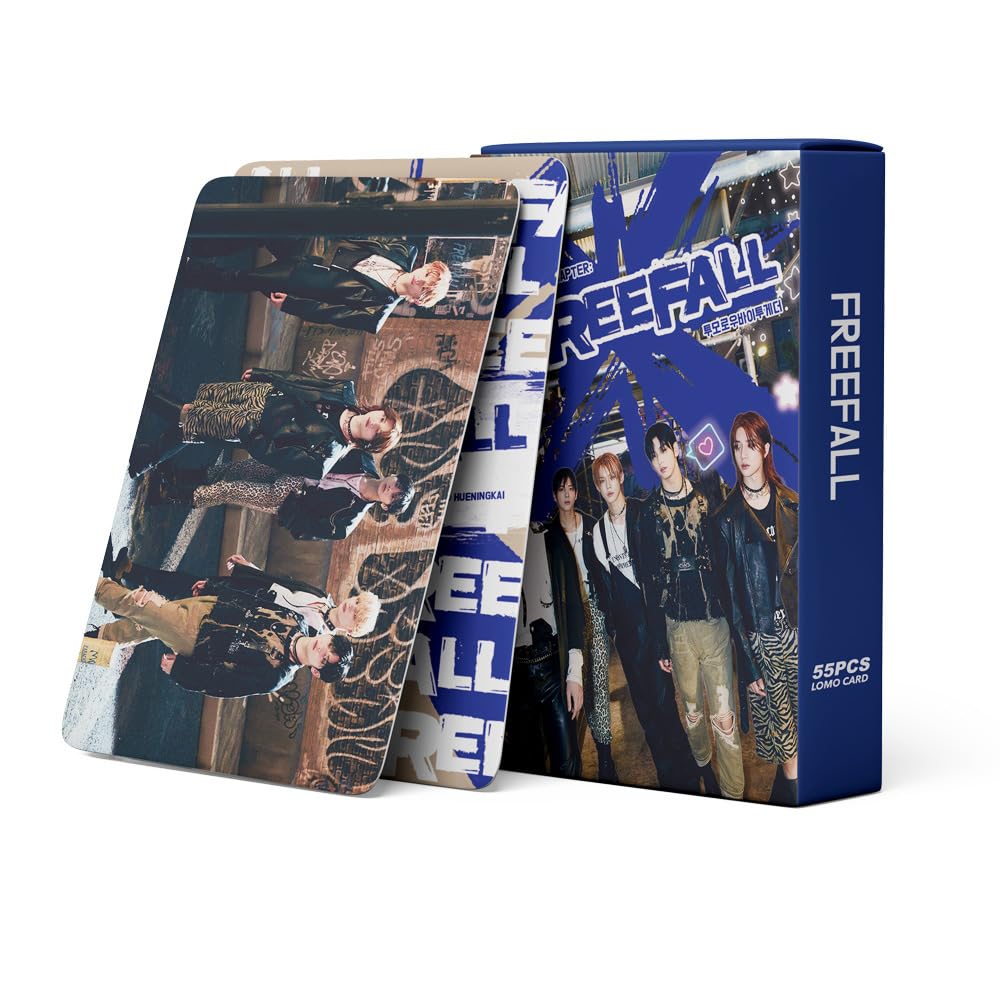 55Pcs TXT% The Name Chapter:FREEFALL Photo Card TXT% New Album FREEFALL lomo card Kpop gift for 'MOA' Boys and Girls