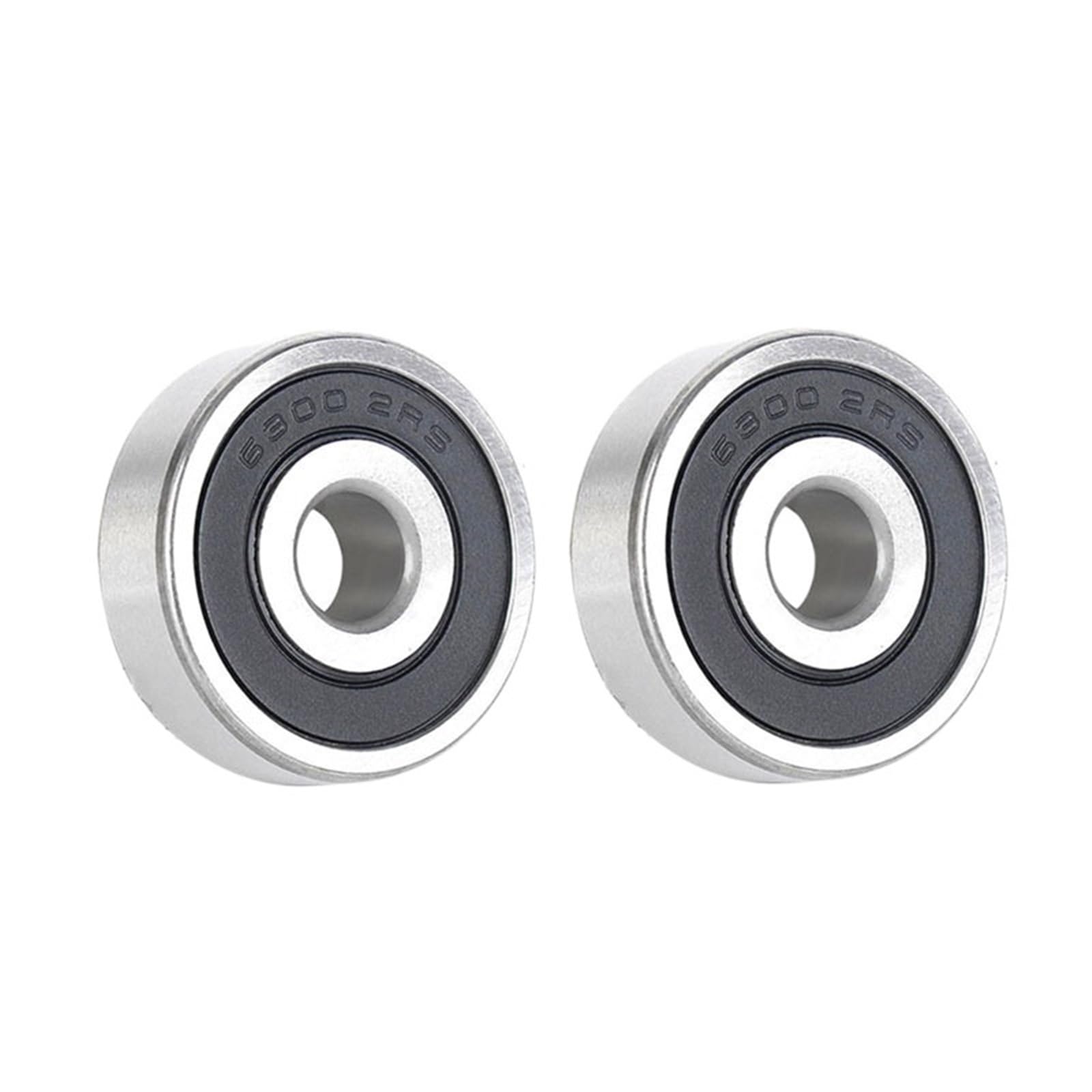 NOBIRTBSA Deep Groove Ball Bearing 6300 6301 6302 6303 6304 6305 2RS Stainless Steel Bearing 2Pcs(S6301-2RS 2PCS)