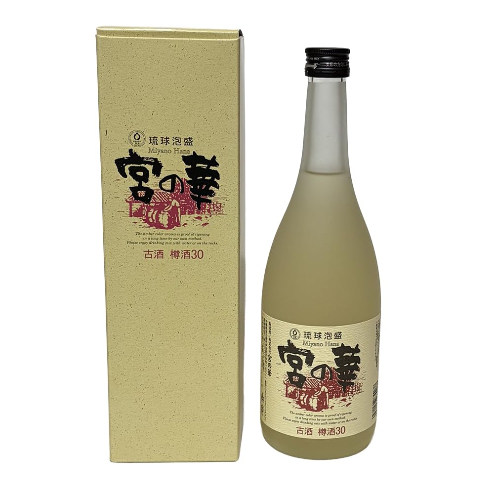 Amazon.co.jp: 古酒 樽酒 30度 720ml×12本 宮の華 タイ産米仕込み 樫樽