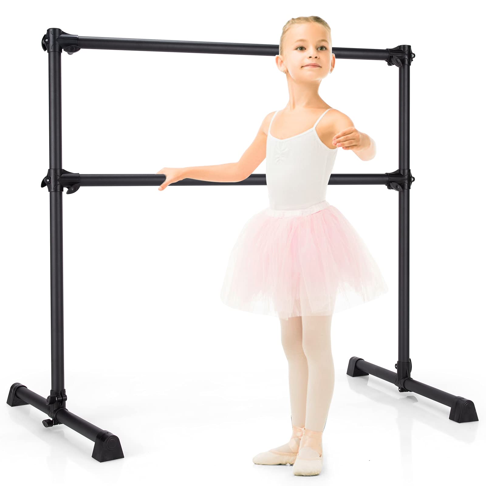 Amazon.com : Goplus Double Ballet Barre Bar, Portable 4 FT