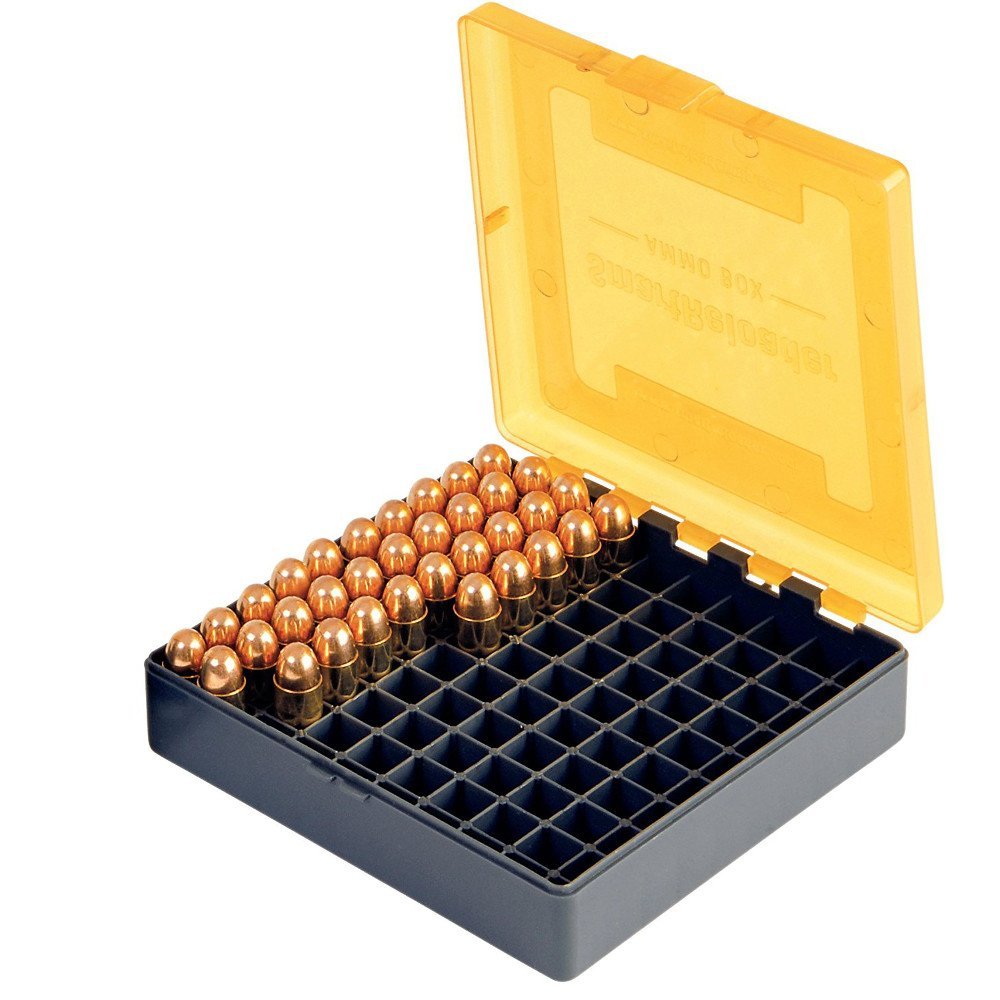 SMARTRELOADER Kunststoffbehälter #2 für Patronen Für Kaliber .44 Magum - .44 Special - .41 Magnum - .45 Colt (100 Stück) von X-Targets
