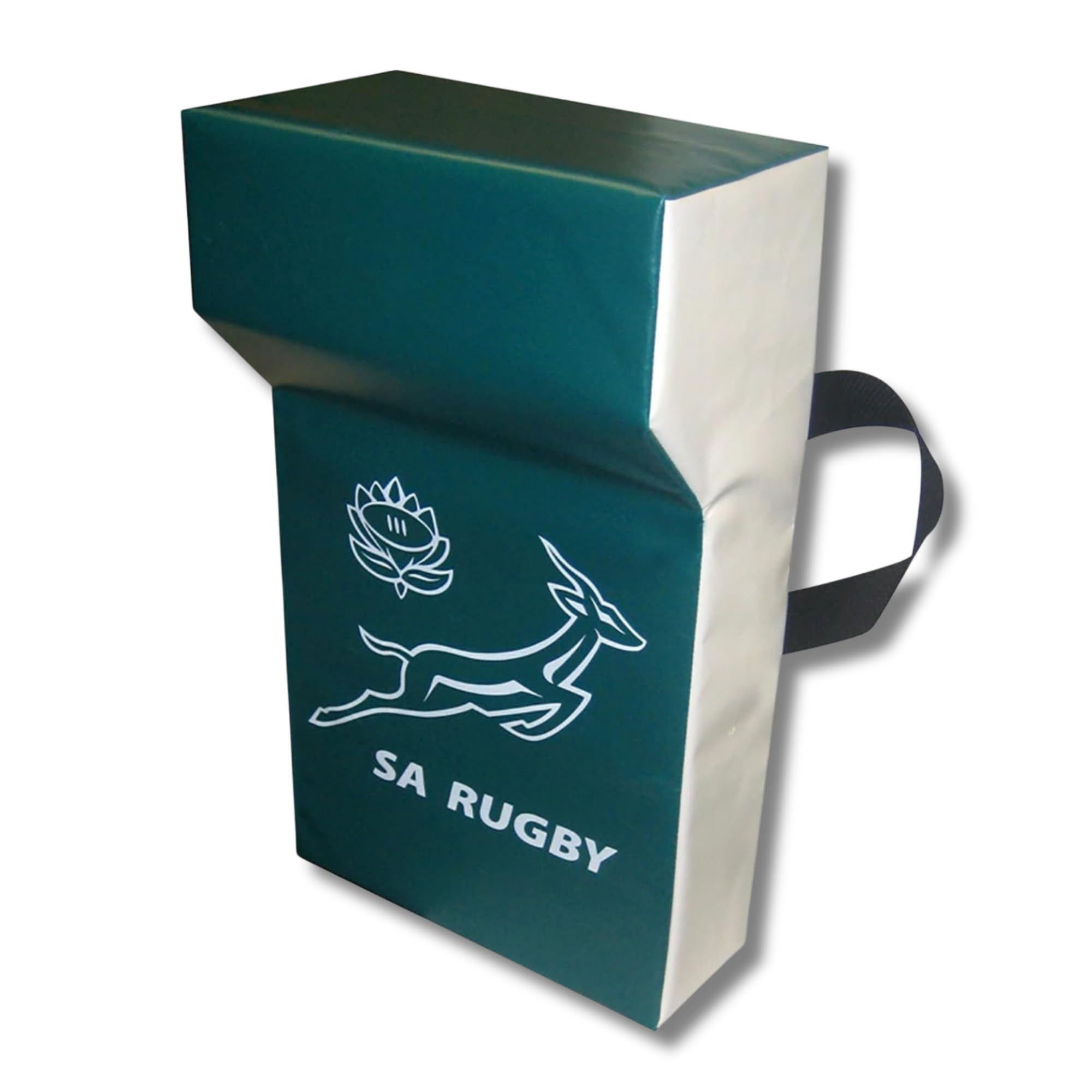 Implay - Rugby Tackle Shield with Top Wedge - South Africa - Professional Grade - Training Equipment - Heavy Duty PVC/High Density Foam - Rugby Gift - 60 x 35 x 12.5cm
