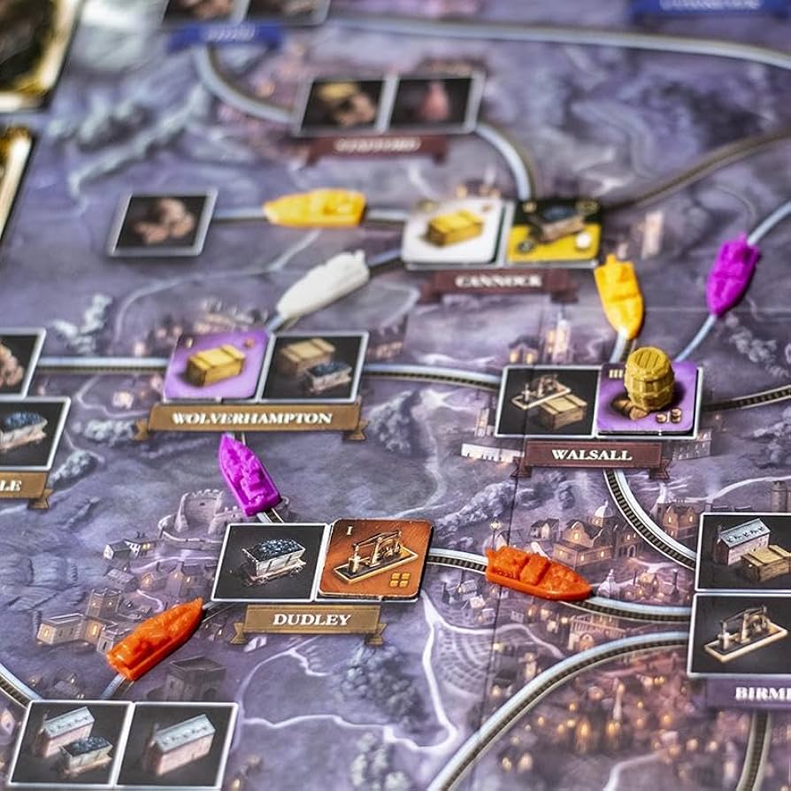 BoardGameSet Brass Birmingham Upgrade | Board Games Pieces