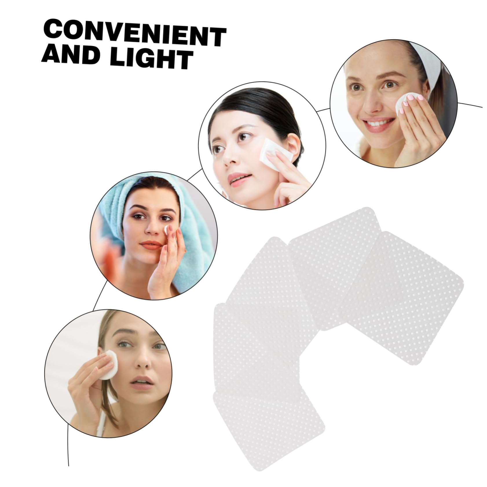 TOVINANNA 360pcs Nail Polish Remover Pads Set Nail Gel Polish Remover Napkins for Manicure Supplies