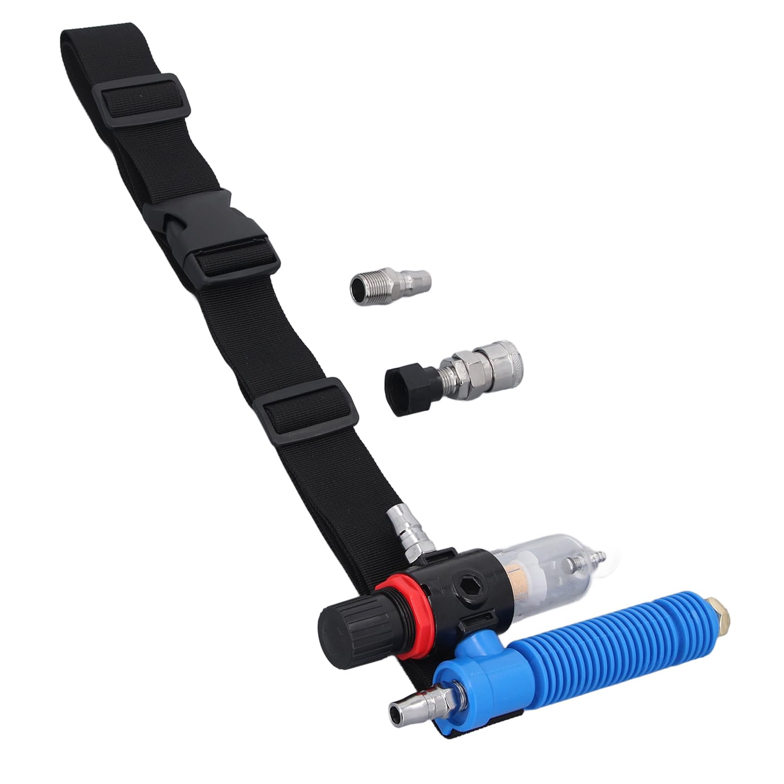 Marhynchus Thermostat de Casque de Sablage, Section Transparente en Résine de Polycarbonate avec Bouton Manuel pour Pulvérisation de Revêtement, Capot de Protection pour Sablage
