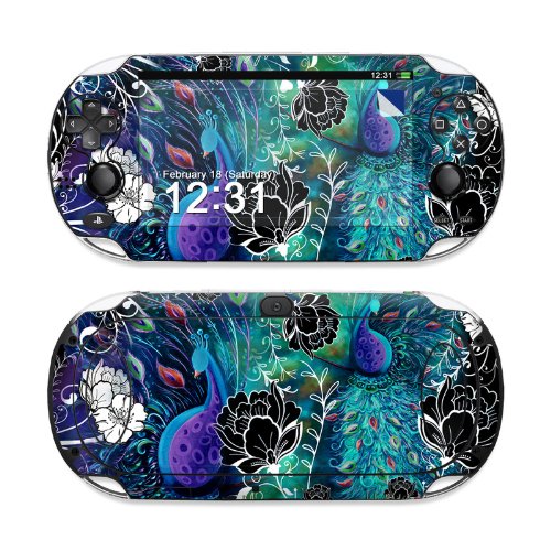 Peacock Garden Design Protective Decal Skin Sticker (High Gloss Coating) for Sony Playstation PS Vita Handheld