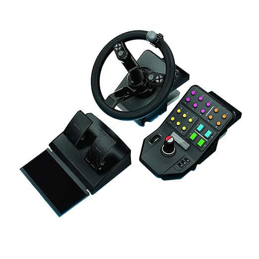 Farming Simulator 25 feiert 4 Millionen Verkäufe und hält nicht an 9 61lgvuhifKL. SX522 Logitech G Farm Simulator Heavy Equipment Bundle (2nd Generation), Steering Wheel Controller for Farm Simulation 2025 (and Previous Versions), Wheel, Pedals, Vehicle Side Panel Control Deck for PC