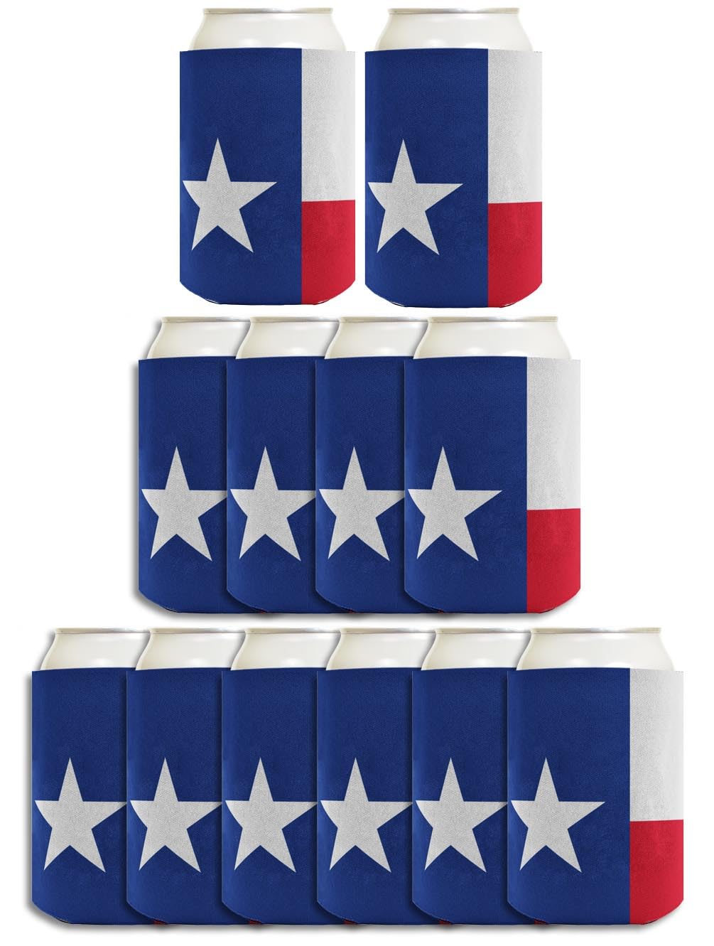 Texas Can Drink Cooler Texas Flag Lone Star State 12-Pack Can Drink Thermocoolers Party Pack