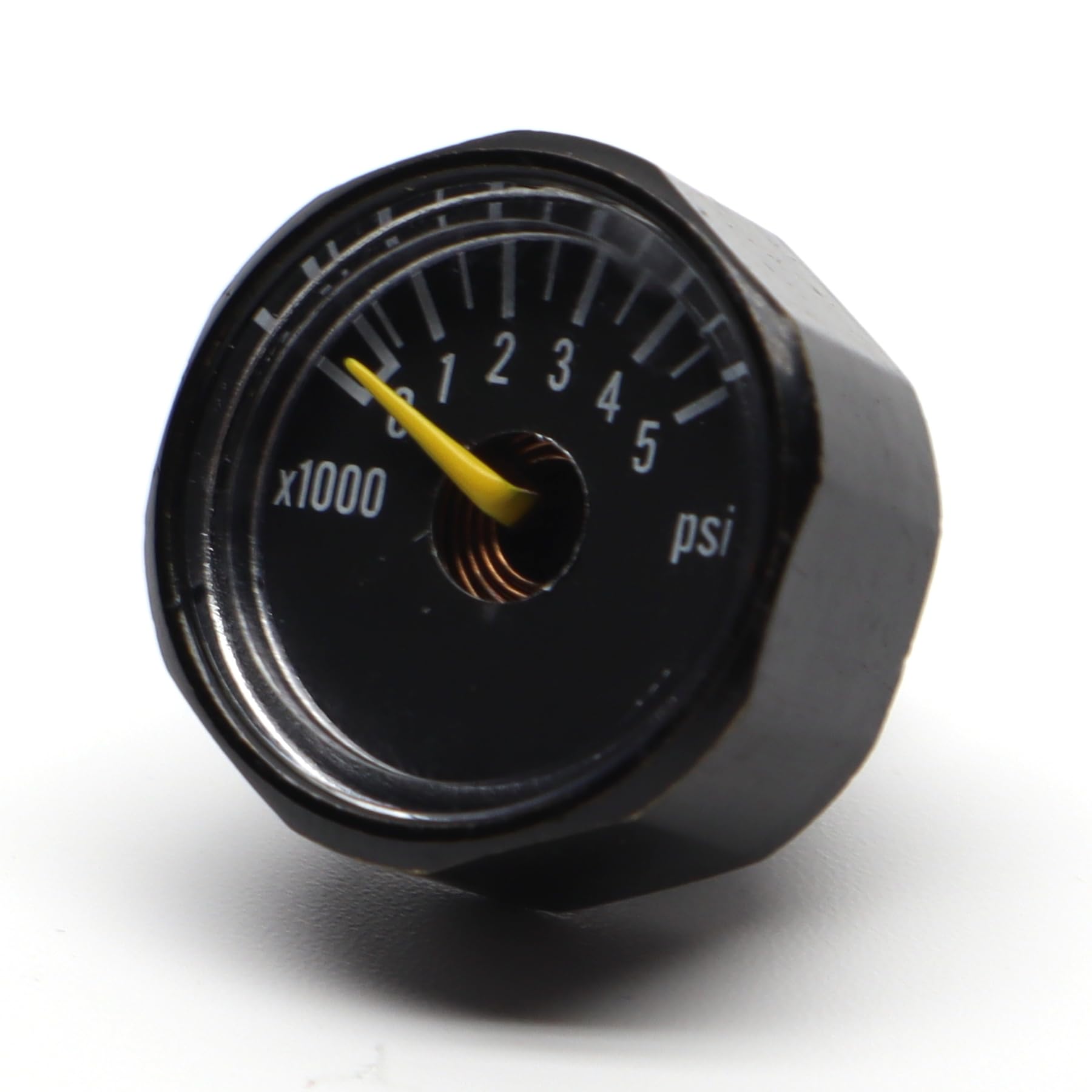 5000 PSI Gauge for Paintball Air Tank by Captain O-Ring (5k Gauge Black, Compatible with 3k and 4.5k Tanks)