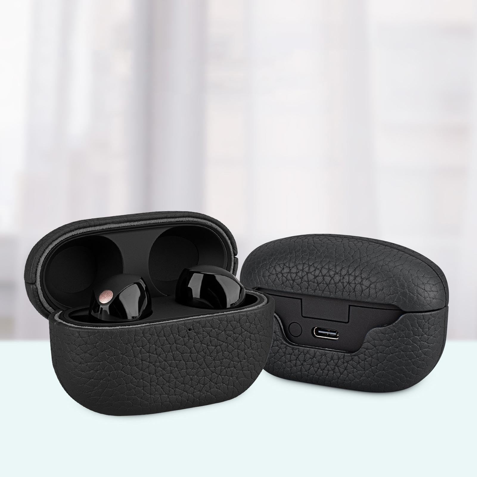 Amazon.co.jp: For Sonys WF-1000XM5 用レザーケース、防水ワイヤレス