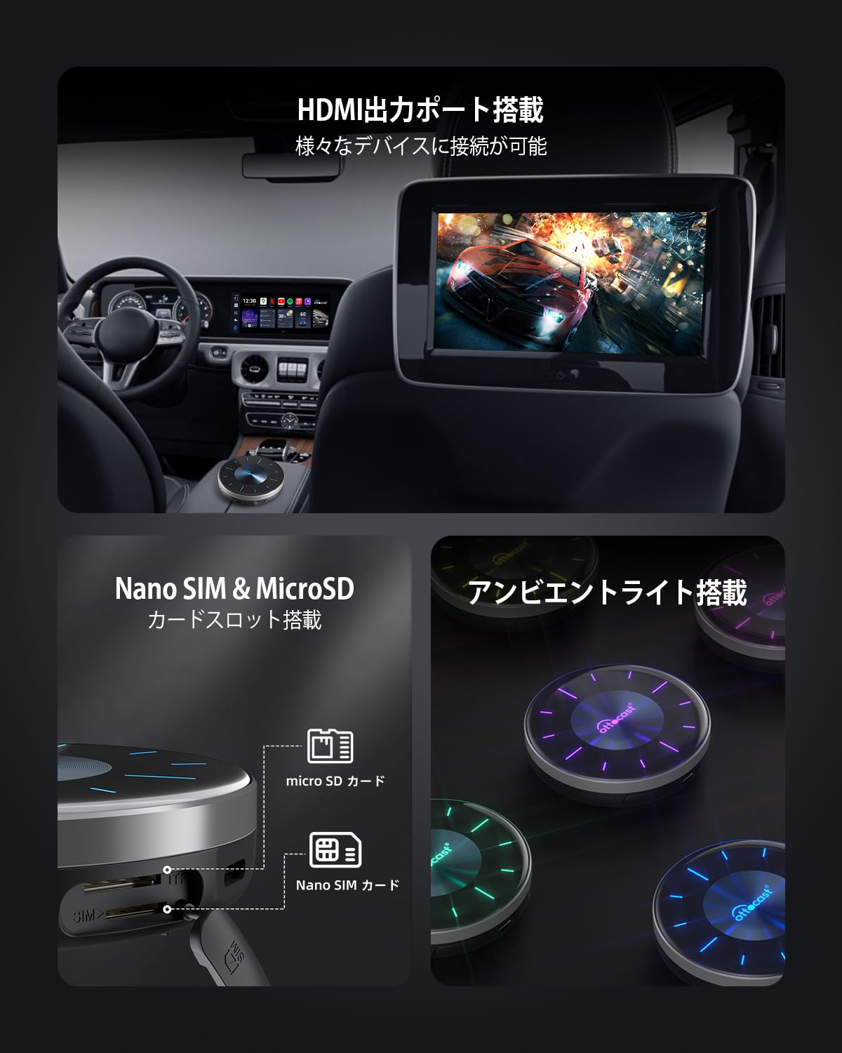 Amazon.co.jp: 【公式】Ottocast OttoAibox P3 オットキャスト