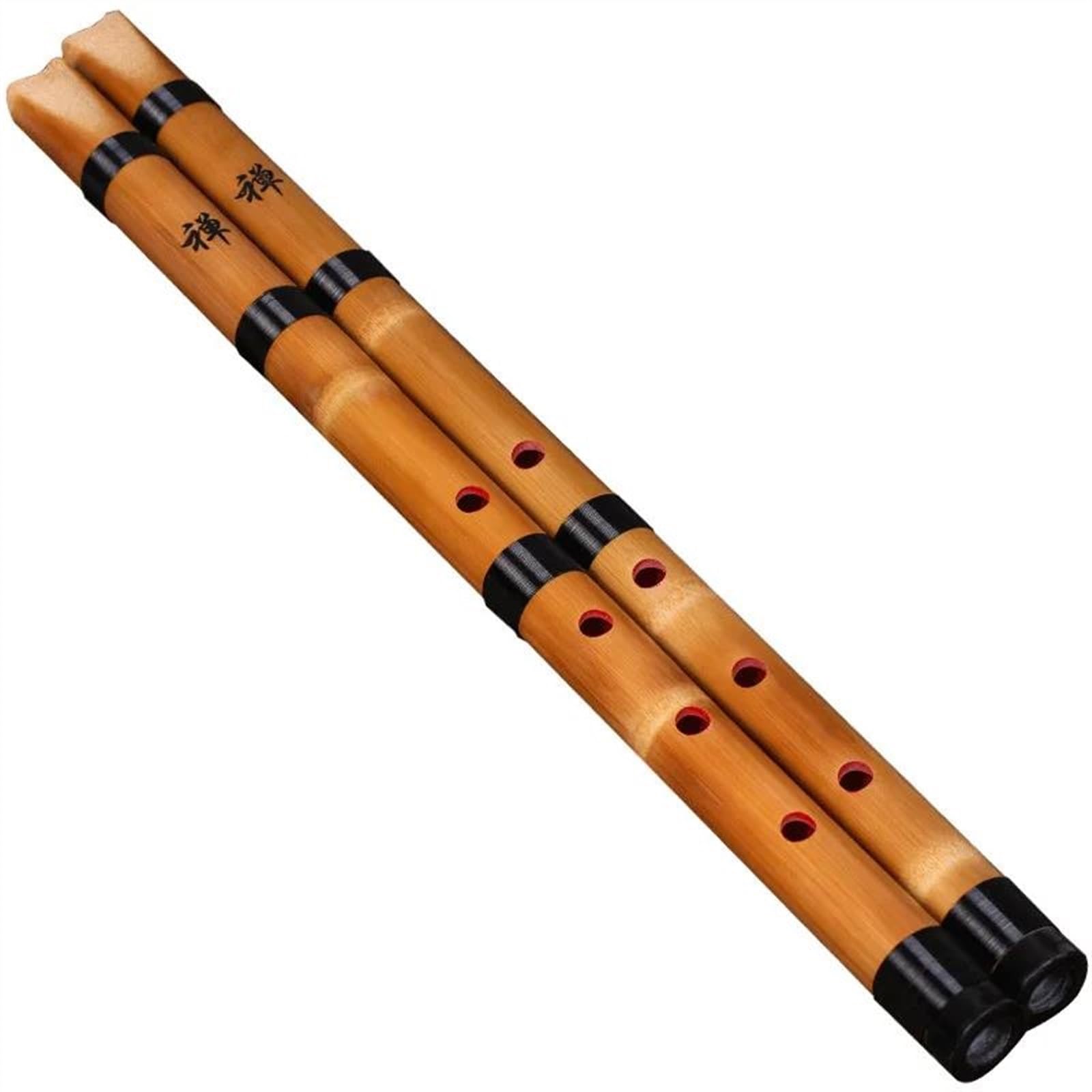 Flûte en bambou 5 trous japonais blanc bambou Piccolo bois Instrument flûte Shakuhachi Performance Professionnelle Flûte De Bambou