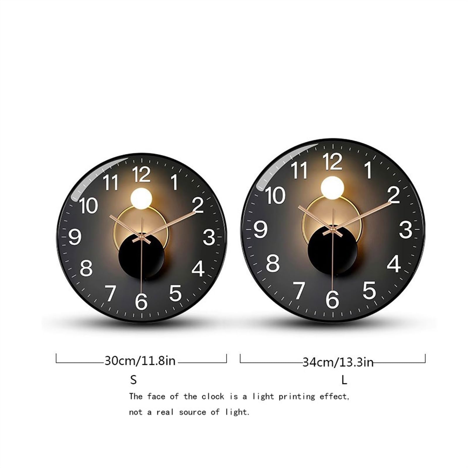 Reloj Cocina Reloj de Pared Moderno for salón Restaurante(Pequeño)