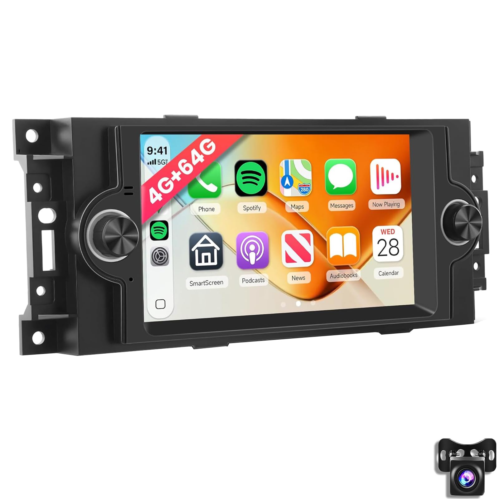 Car Radio for Jeep Compass Chrysler 300C PT Cruiser Dodge RAM 1500 2500