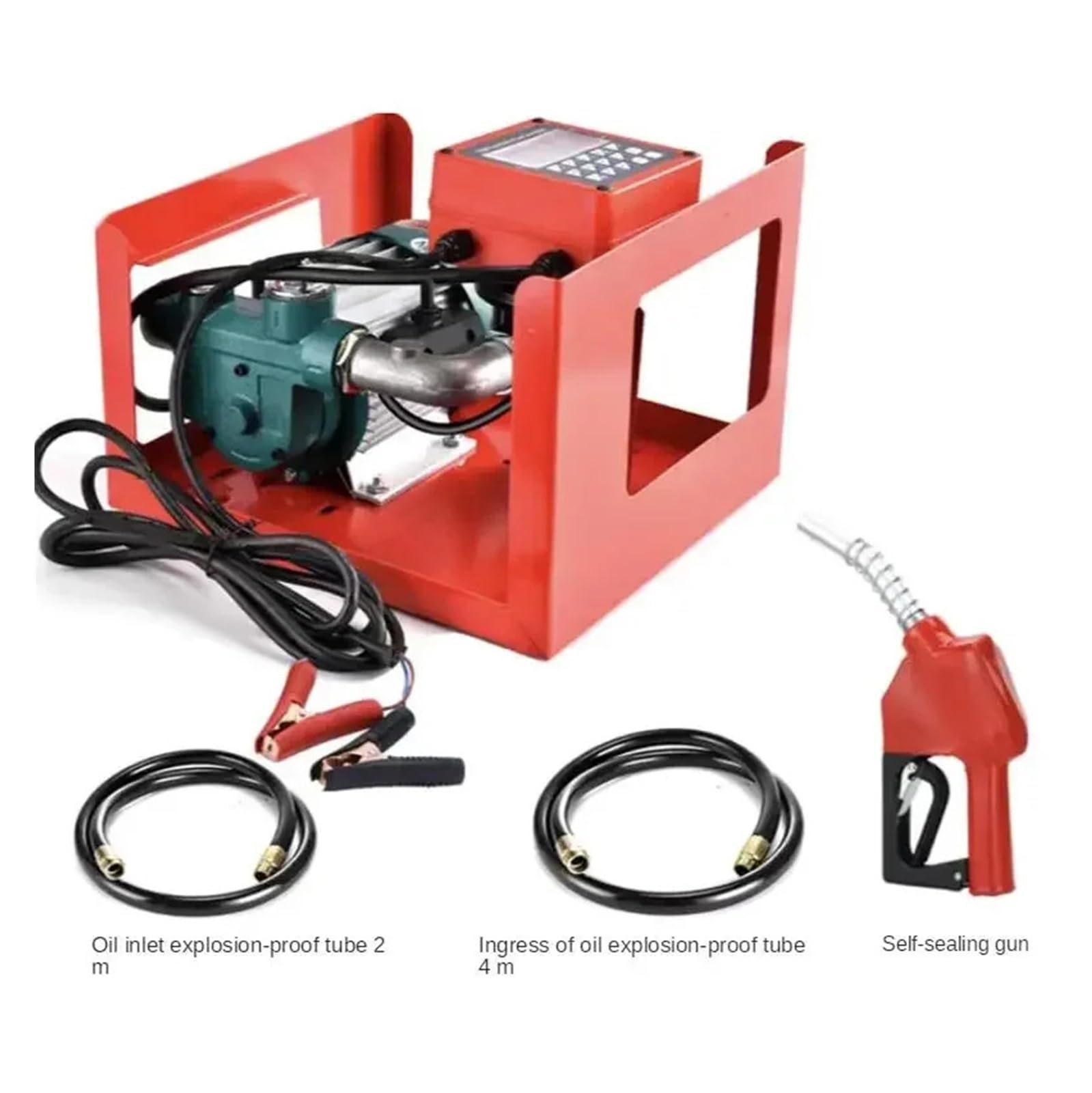 Dystrybutory benzyny samochodowej 1500W montowany w pojeździe mały dystrybutor paliwa 12v24v220 pompa olejowa pompa wysokoprężna o dużym przepływie automatyczna elektroniczna pompa olejowa dozująca do