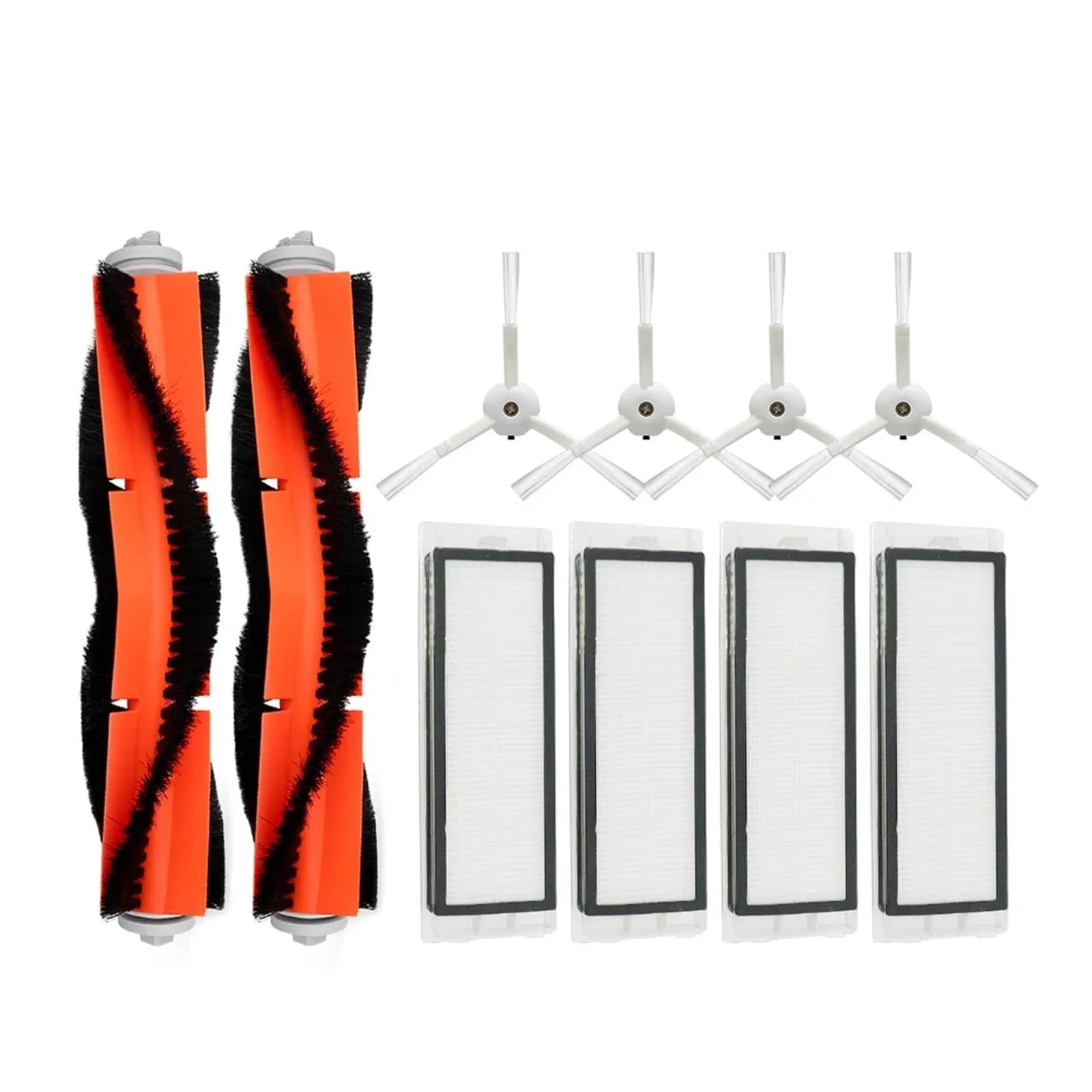 Filtr HEPA + szczotka boczna + szczotka główna kompatybilny z częściami do odkurzaczy robotycznych Xiaomi Mi akcesoria S50 S51 SDJQR01RR SDJQR02RR(1)