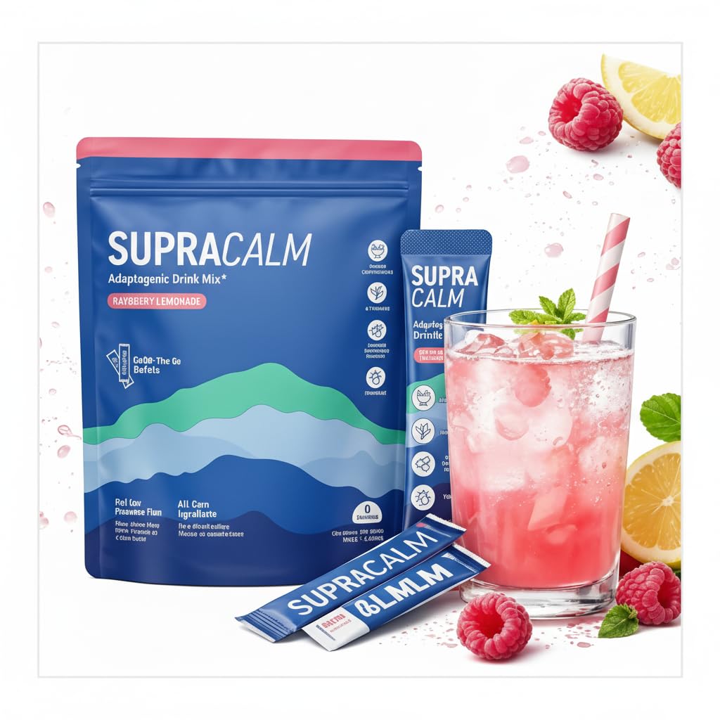 Cortisol Cocktail Pulver 20 Sticks – Trend Getränk für Balance & Fokus – Praktische Portionssticks für Alltag & Routine – Modernes Wellness Getränkepulver - 2