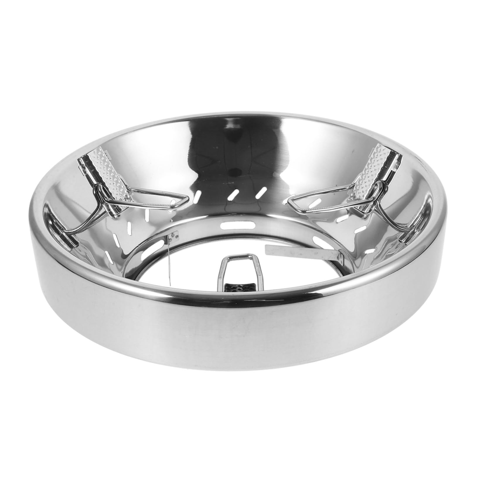 WOONEKY Soporte para Wok de Gas de Acero Inoxidable Resistente al Viento Anillo Antideslizante para Cocina Doméstica y Restaurante