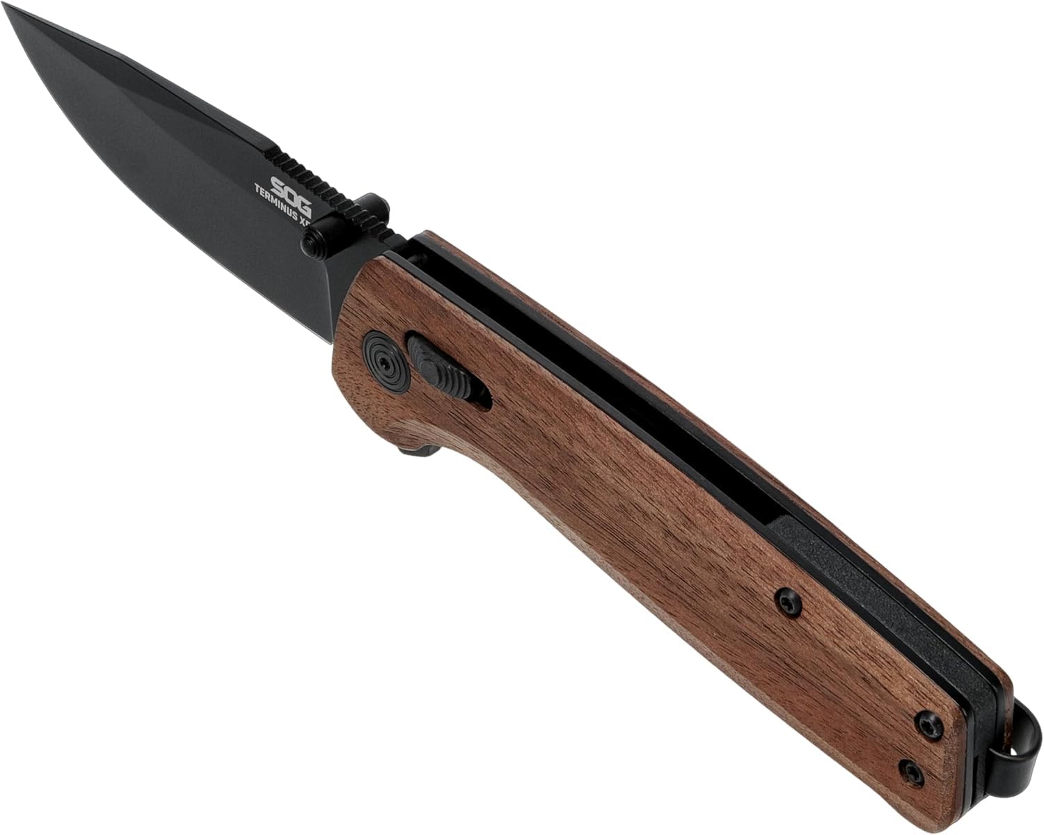 Amazon.com: SOG TERMINUS XR - WALNUT + BLK - D2 : Sports & Outdoors