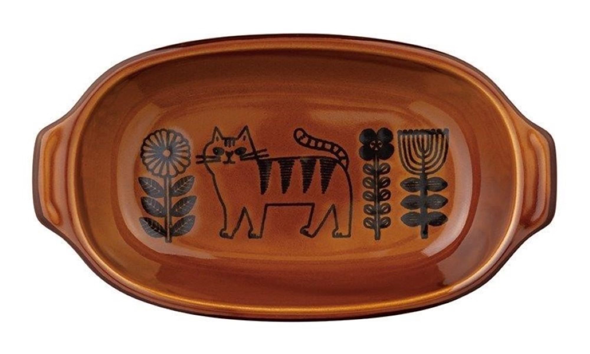 Amazon.co.jp: Decole Corporation FIKA TW-86431 Gratin Dish, Oval