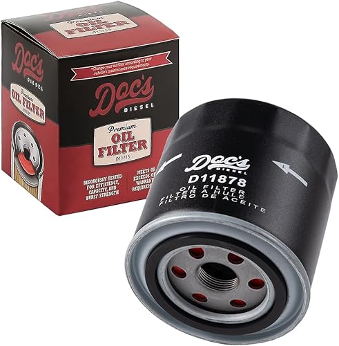Doc's Diesel Filtro de aceite D11878 | Compatible con Chevrolet/GMC 6.6L Duramax 2500HD, 3500HD 2020+ | Sustituye a PF26