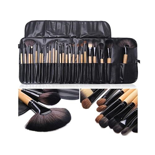 Miniatura 5 de Juego de 24 brochas de maquillaje de primera calidad, colección completa de brochas de maquillaje para fundación, mezcla de polvo, rubor, sombra de