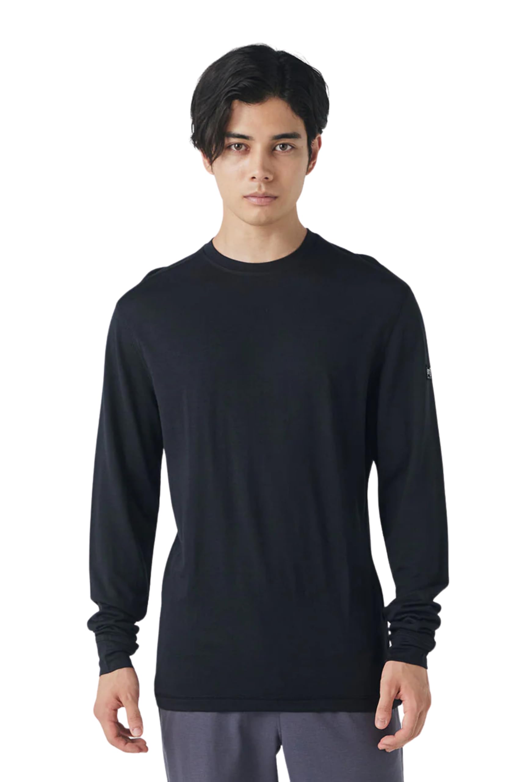 super.natural Uomo Arctic230 Manica Lunga, Jet Black, S