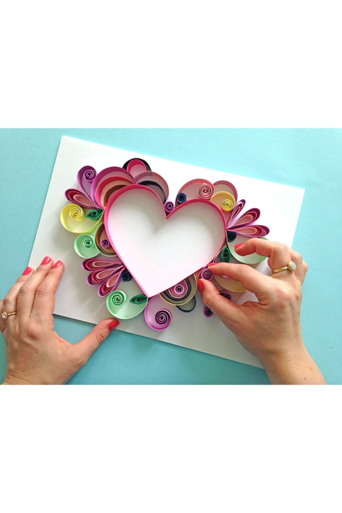 BİGİBU Quilling/quiling Set (İNCE) 0,5x50 Cm 150 Kağıt Şerit 8680422509887