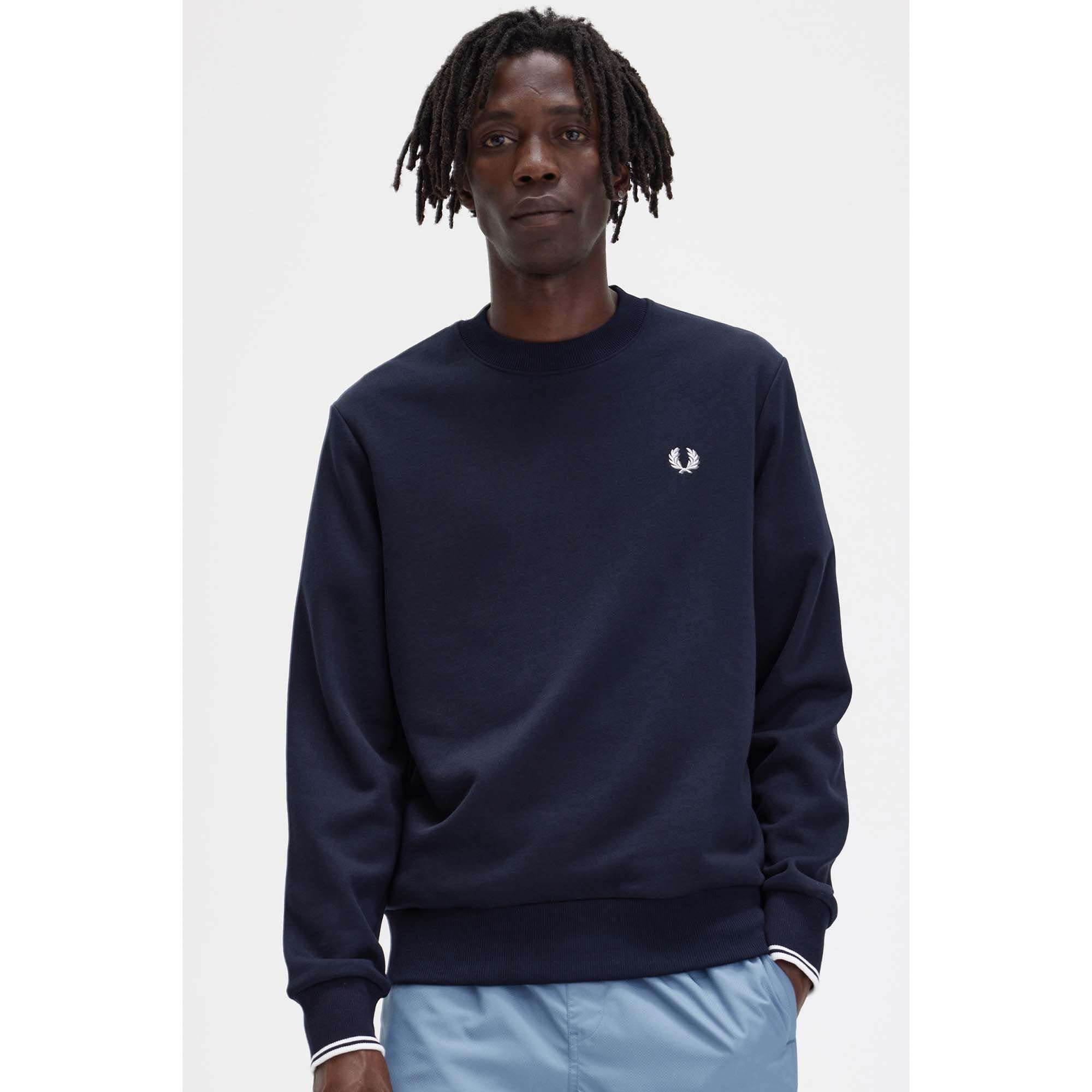 Fred Perry Crew Neck Sweatshirt, Felpa