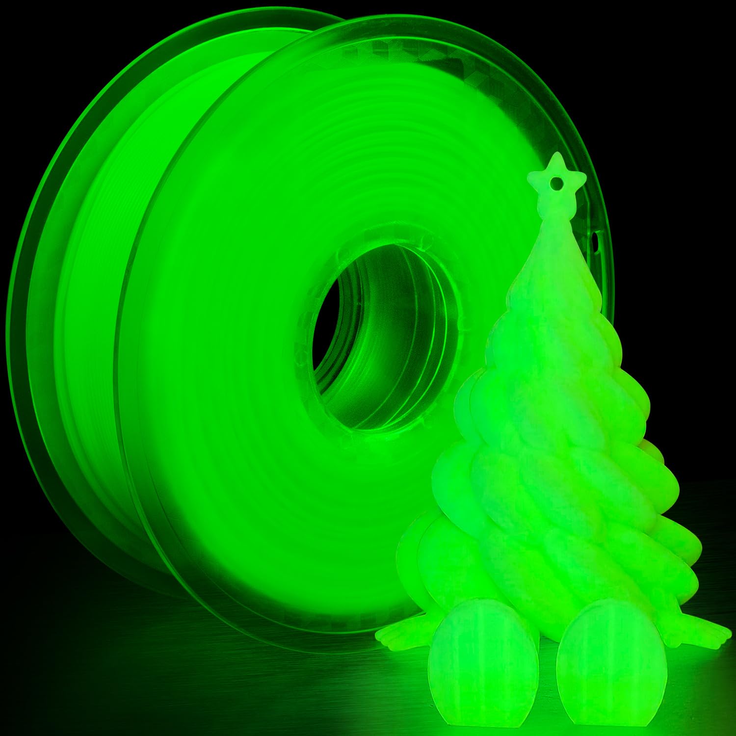 iSANMATE Filamento PLA 1.75 1kg Para Impresora 3D Glow in the Dark Materiales Precisión +/- 0.03 mm