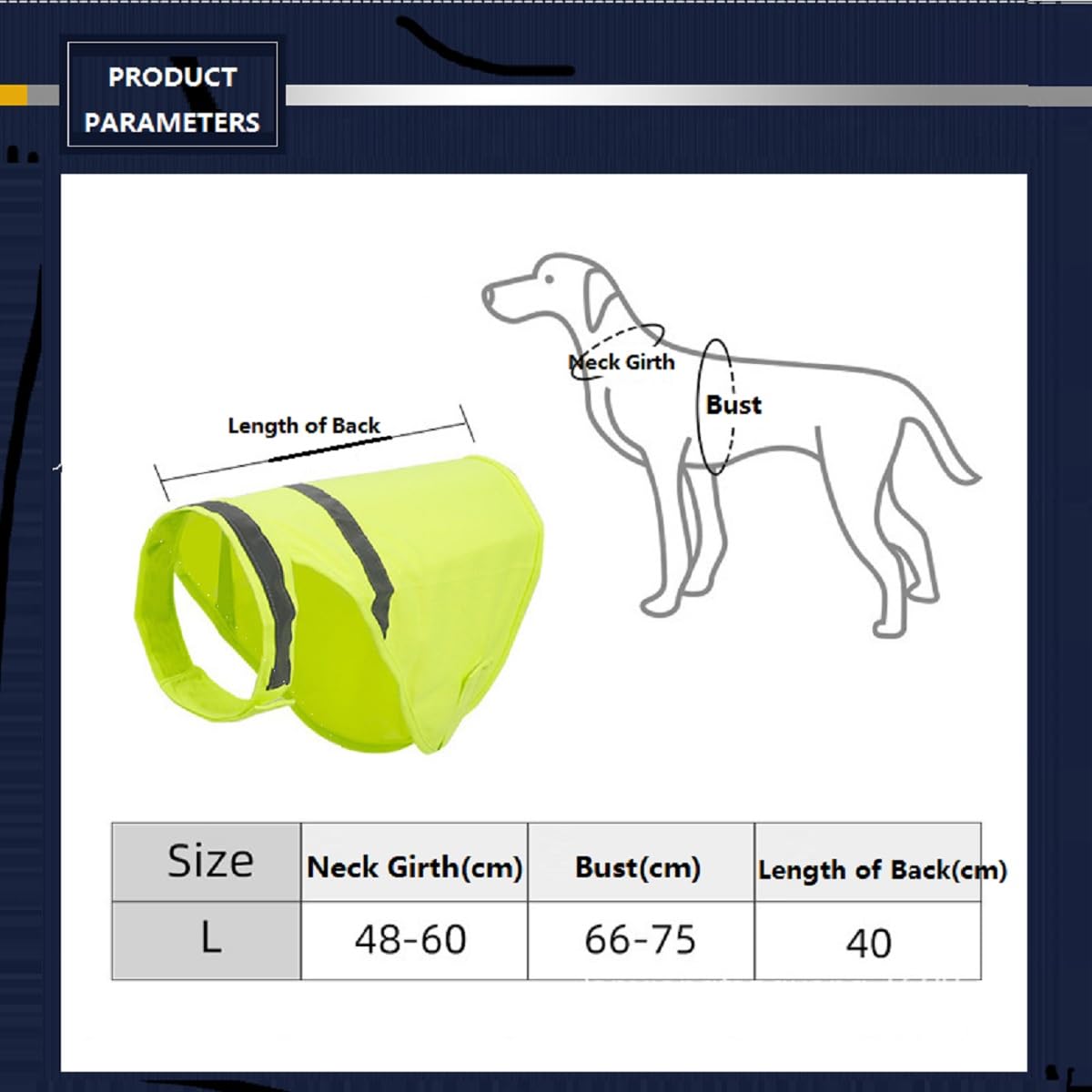 Gilet Riflettente Per Cani, Sicurezza Maglia Del Cane,Costume Riflettente Per Cani,Gilet Sicurezza Per Mantiene Vostro Cane Visibile Sicuro Da Auto E Incidenti Da Caccia